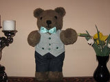 Vintage 70s German Dressed Bear 16 inch