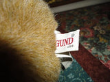 Gund Vintage 1982 Sitting Brown Bear 13 inch Original Cloth Tag