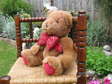 Harrods Large Foot Dated 13 inch Christmas Bear UK 1997