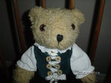 Germany Teddy Bear Girl Jointed Made by ES Gerhardshofen Authentic German Dress