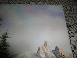 Original Oil Painting Landscape Signed MAILLET 87 Canadian Artist Canvas 10 x 8"