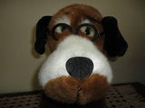 Funny Hound Dog Stuffed Plush with Glasses RARE 14 inch