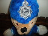 Antique Police Bear Sweet Dreams West Sussex UK 16" Blue Fur