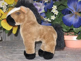 Dutch Holland Stuffed Brown & Black Plush Horse