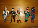 GI Joe Action Figures Mixed Lot 5 Hasbro 3.5 inch Assorted Characters Mixed E