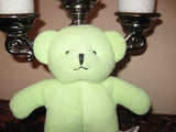 Baby Safe Dutch Green Teddy Bear w Rattle