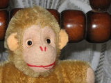 Antique DIEM German Monkey Mohair Felt Face Ears Paw pads Glass Eyes 14 cm 5.5 in