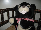 Black Teddy Bear 14 inch Sitting Tottenham London Uk