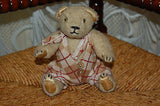 Antique 1960s Woolen Little Bear 8.5 inch Rare Cute Baby Bear Fully Jointed