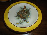 Vintage SMF Schramberg Germany Decorative Plates Birds w Nest Trees Set of 3