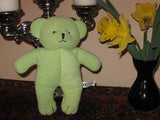 Baby Safe Dutch Green Teddy Bear w Rattle