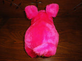 Iwaya PIG Walking Grunting Neon Pink Plush Toy China Battery Operated 1986