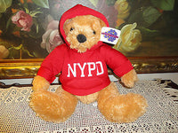 NYPD Teddy Bear w Hoodie Toy Warehouse NY Universal Plush NEW with TAGS 15 inch