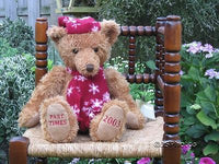 Russ UK Past Times Snowflake Edwardian Bear Ltd Ed