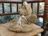 Vintage UK 1970's Handmade Straw Bear