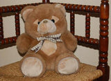 Chosun Netherlands Brown Teddy Bear 2 Zippers at Paw Pads 27 CM