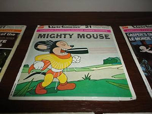 Antique 1958 Terrytoons MIGHTY MOUSE 3 Reels View Master with Case