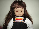 Vintage STUPSI Doll W. Germany 18 inch Glass Eyes Cloth Face Hand Painted
