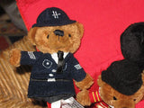 Harrods 3 BEAR FINGER PUPPETS & London Bus w Story Book ALL TAGS