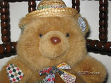 Play By Play UK Patches Bear with Straw Hat