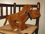 Merrythought UK 1970's Vintage PLUTO DOG Wood fiber Filled 14 Inch