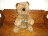 Gund Vintage Brown Teddy Bear Sitting Position 16 inch