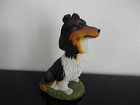 Swibco Illinois Bobble Head Sitting COLLIE DOG 7 inch Resin BHD-33