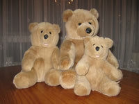 Woodland Bear Company UK Set of 3 Family Masked Teddy Bears