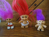 Mini Trolls Lot of 5 Santa Baby / Crawling Diaper Baby  / Pencil Topper and more