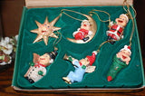 Efteling Holland Gnome Laaf Products Christmas Ornaments Set of 6 New in Box
