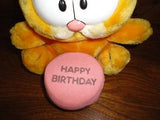 Dakin Vintage 1980s Happy Birthday GARFIELD Stuffed Toy