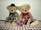 Ganz NATHAN & NICKI Bear Couple Cottage Collectibles 2 Artist Bears 1996  NEW