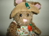 Pickford Brass Button HARE OF SERENITY " FLORA " Bunny Rabbit