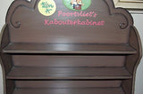Rien Poortvliet Official David the Gnome Wooden Display Kabouter Cabinet 6 Shelf