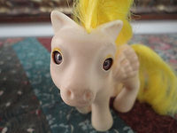 Vintage 1986 Hasbro My Little Pony Baby Lofty Sleepy Eyes 3 inch Generation 1