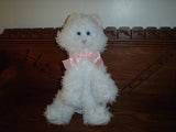 Russ FUFFI Cat 12 inch Soft White Furry Plush