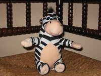 Struis Holland Sitting Zebra Plush Toy