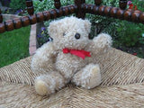 Dutch Holland Teddy Bear Sitting Red Bow No Ids