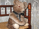 Antique 1930s German Brown Mohair Teddy Bear 20.5 inch 52 cm Stunning