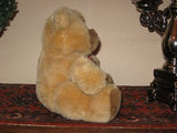 Christmas New Year Polar Teddy Bear Brown Plush in Satin Pouch Present