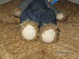 Tender Toys Holland Vintage Dutch Bear in Overalls