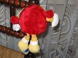 Vintage Nicky Toy Holland Red Weird Creature Plush M&Ms