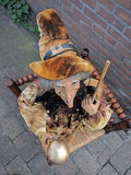 Halloween Witch Artist Designed Large 25 In Tall Handmade Europe 1980s