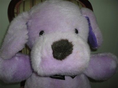Purple deals dog plush