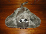 The Petting Zoo STINGRAY Stuffed Soft Gray Plush Toy 13 inch 002159 2013