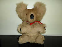 Antique Koala Real Fur Glass Eyes Stuffed Figure 12 inch