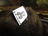 Plushland 1999 Sitting Brown Bear Eating Honey with Bees Handmade 12 inch w Tags