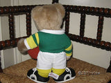 Harrods Knightsbridge UK Rugby Player Teddy Bear RARE