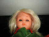 Vintage Blonde Vinyl Doll Made in Germany 30/10 Drei-M-Puppe MMM Schwesterlein