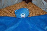 Nestle Bear Named Bas Blue Baby Blanket New in Bag Netherlands Exclusive